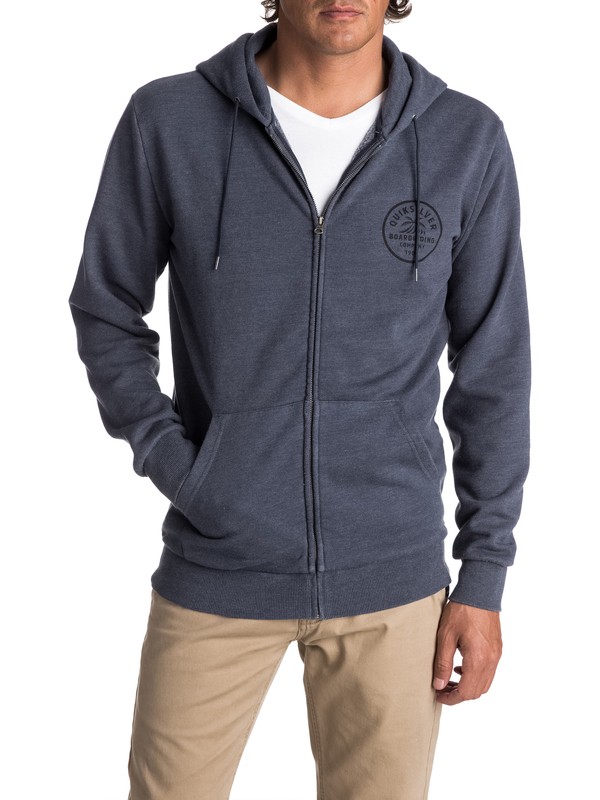 quiksilver, Spry Bay Zip-Up Hoodie, NAVY BLAZER (byj0) 0 Spry Bay Zip-Up Hoodie EQYFT03724 Quiksilver