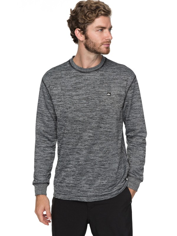 quiksilver, Kurzo - Funktionelles Sweatshirt, DARK GREY HEATHER (krph) 0 Kurzo - Funktionelles Sweatshirt Schwarz EQYFT03754 Quiksilver