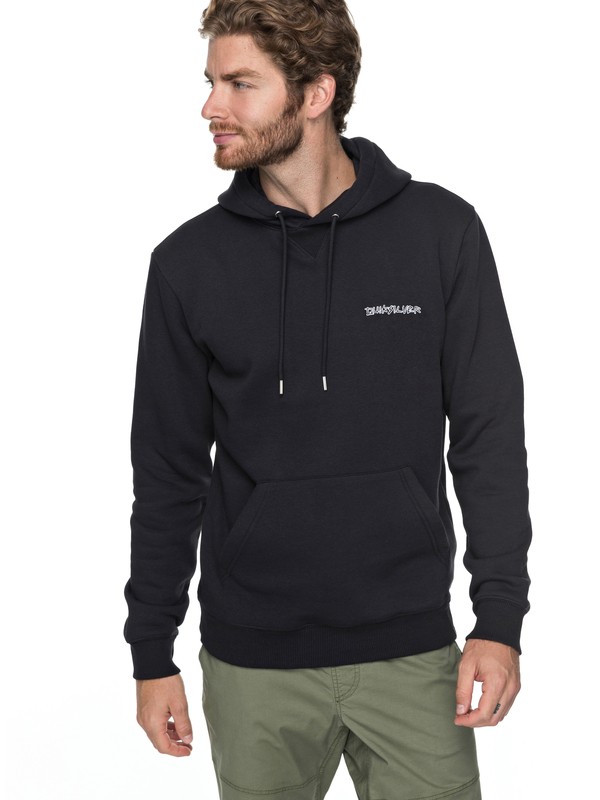 quiksilver, Critical Dates Hoodie, BLACK (kvj0) 0 Critical Dates Hoodie EQYFT03758 Quiksilver