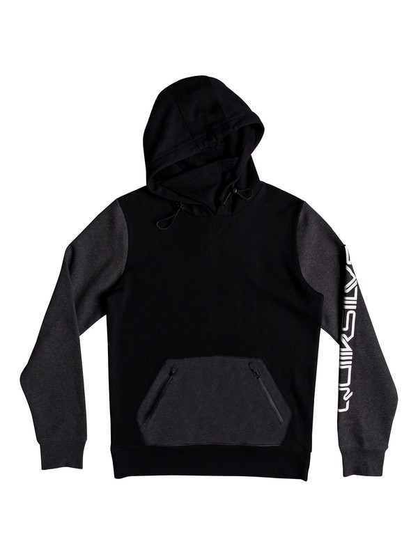 quiksilver, Big Logo Technical Hoodie, BLACK (kvj0) 0 Big Logo Technical Hoodie Black EQYFT03787 Quiksilver