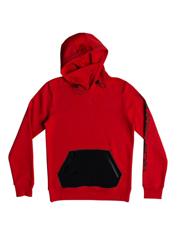 quiksilver, Big Logo Technical Hoodie, FLAME (rpz0) 0 Big Logo Technical Hoodie Red EQYFT03787 Quiksilver