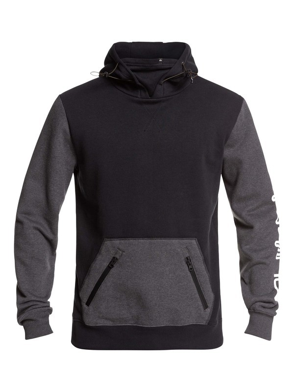 quiksilver, Big Logo Technical Hoodie, BLACK (kvj0) 0 Big Logo Technical Hoodie Black EQYFT03787 Quiksilver