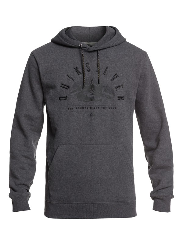 quiksilver, Big Logo Technical Hoodie with DryFlight®, BLACK HEATHER (kvjh) 0 Big Logo Technical Hoodie with DryFlight® Black EQYFT03789 Quiksilver