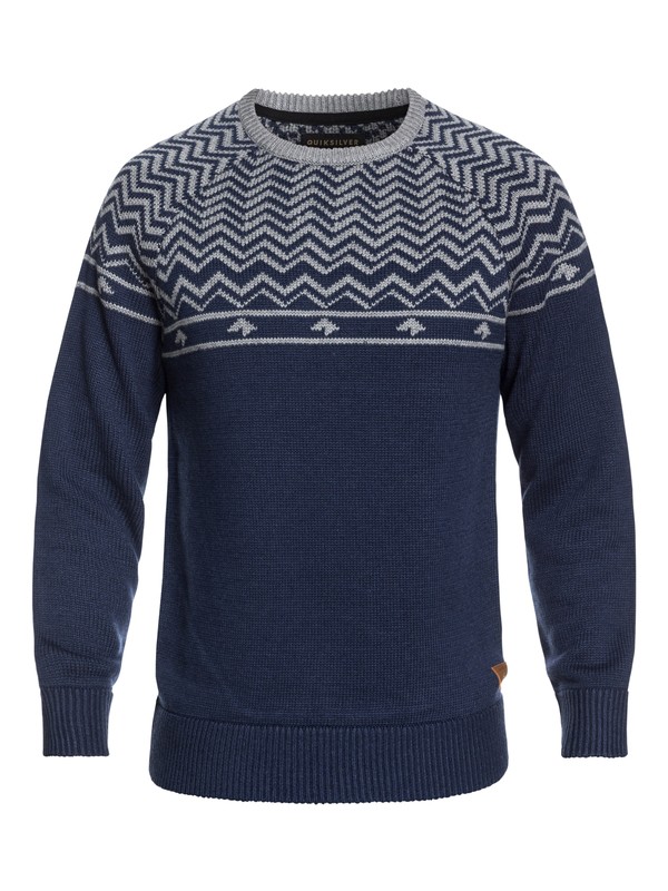 0 Dude - Technical Knitted Jumper for Men Blue EQYFT03804 Quiksilver