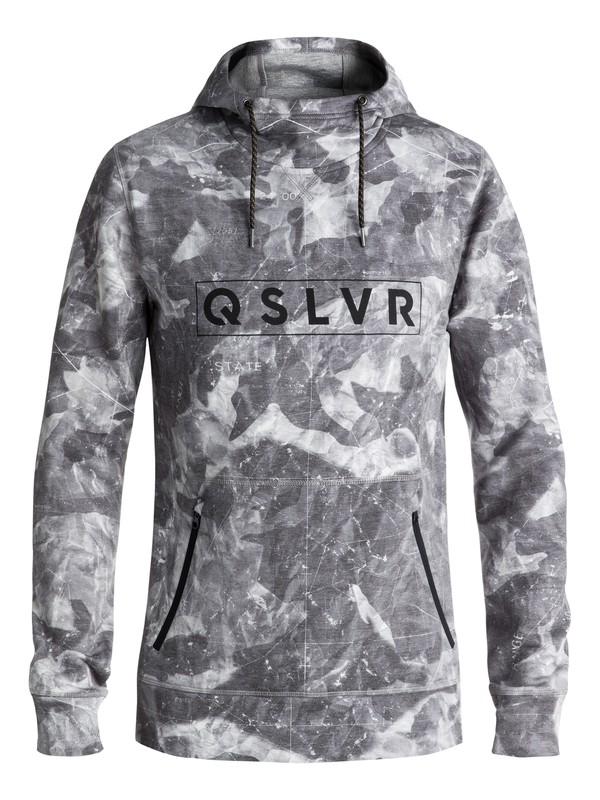 quiksilver, Freedom Technical Hoodie, BLACK_TANNENBAUM (kvj8) 0 Freedom Technical Hoodie Black EQYFT03809 Quiksilver