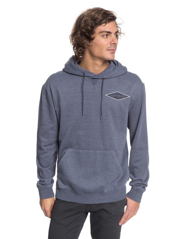 quiksilver, Mad Wax Prescott - Hoodie, VINTAGE INDIGO (byl0) 0 Mad Wax Prescott - Hoodie Blue EQYFT03813 Quiksilver