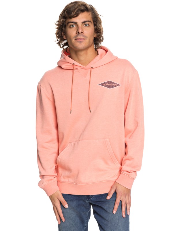 quiksilver, Mad Wax Prescott - Hoodie, PEACH PINK (mgk0) 0 Mad Wax Prescott - Hoodie Pink EQYFT03813 Quiksilver