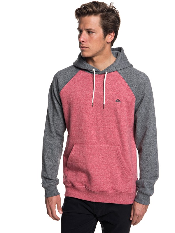 quiksilver, Everyday Hoodie, GARNET HEATHER (rqkh) 0 Everyday Hoodie Red EQYFT03846 Quiksilver