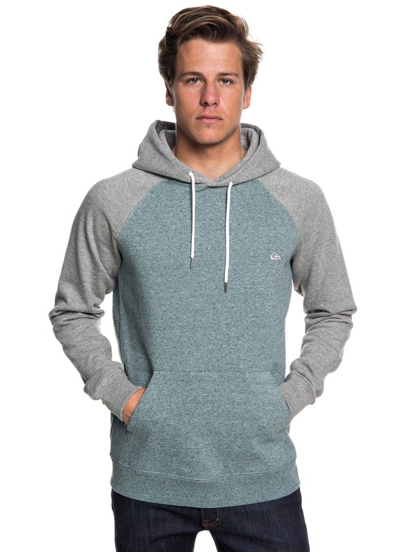 quiksilver, Everyday Hoodie, LIGHT GREY HEATHER (sjsh) 0 Everyday Hoodie Grey EQYFT03846 Quiksilver