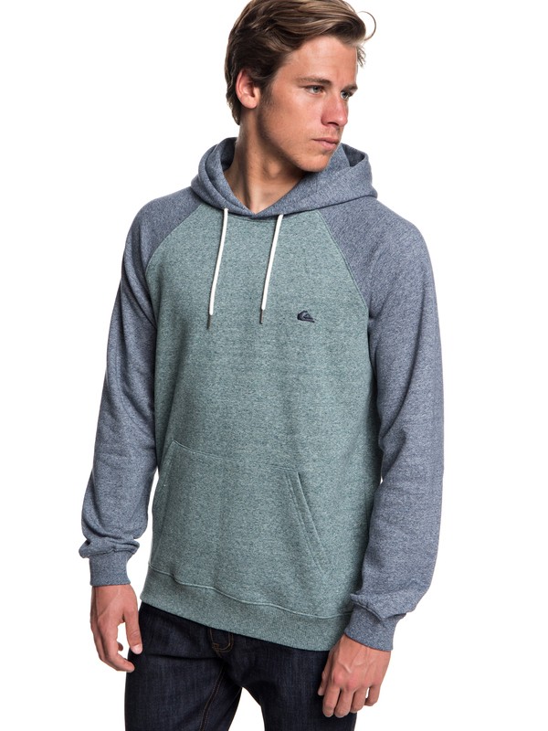 quiksilver, Everyday Hoodie, TAPESTRY HTHR NAVY BLAZER HTHR (xbbb) 0 Everyday Hoodie Blue EQYFT03846 Quiksilver