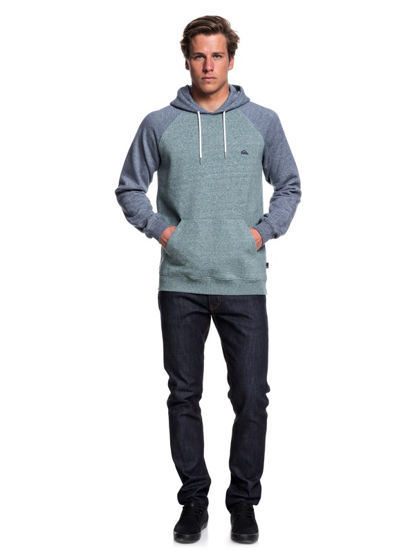 quiksilver, Everyday Hoodie, TAPESTRY HTHR NAVY BLAZER HTHR (xbbb) 0 Everyday Hoodie Blue EQYFT03846 Quiksilver