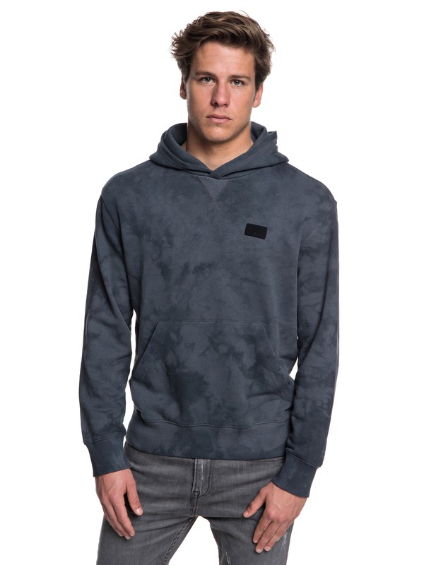 quiksilver, Volcanic Ocean Hoodie, IRON GATE (kzm0) 0 Volcanic Ocean Hoodie Black EQYFT03876 Quiksilver