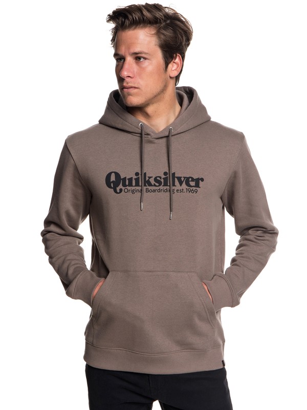 quiksilver, Fineline Hoodie, FALCON (szg0) 0 Fineline Hoodie Grey EQYFT03900 Quiksilver