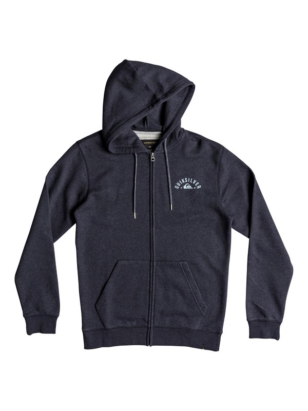 quiksilver, Lock Up Zip Hoodie, BLUE NIGHTS HEATHER (bsth) 0 Lock Up Zip Hoodie Blue EQYFT03901 Quiksilver