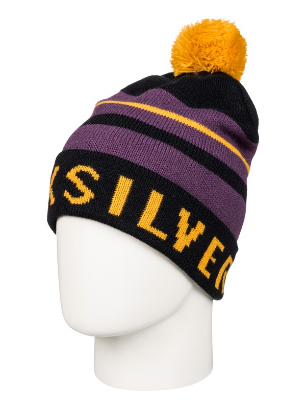 quiksilver, Summit - Bonnet à pompon, CADMIUM YELLOW (nkl0) 0 Summit - Bonnet à pompon Orange EQYHA03029 Quiksilver