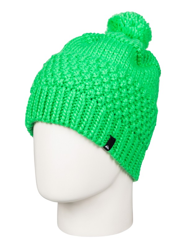 quiksilver, Planter - Bonnet à pompon, ANDEAN TOUCAN (glq0) 0 Planter - Bonnet à pompon Vert EQYHA03032 Quiksilver