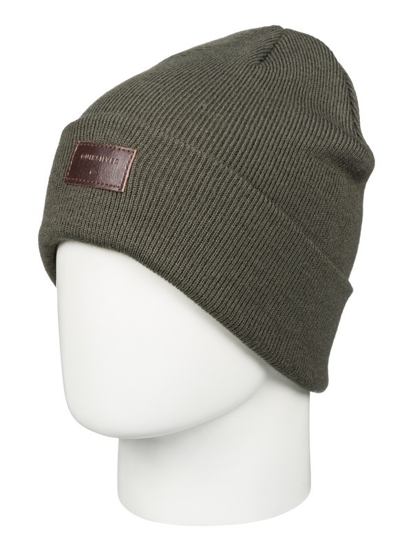 quiksilver, Шапка мужская с отворотом Brigade, FOREST NIGHT (csn0) 0 Шапка мужская с отворотом Brigade Коричневый EQYHA03038 Quiksilver