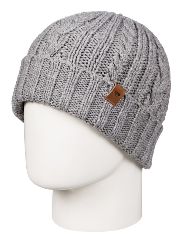 quiksilver, Flynt - Bonnet pour Homme, GREY HEATHER (kpgh) 0 Flynt - Bonnet pour Homme Noir EQYHA03063 Quiksilver