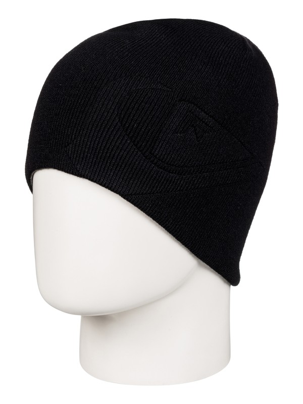 quiksilver, M&W - Wendbares-Beanie für Männer, BLACK (kvj0) 0 M&W - Wendbares-Beanie für Männer Schwarz EQYHA03070 Quiksilver