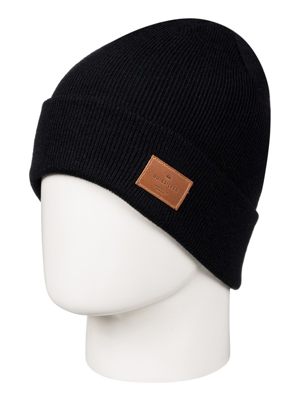 quiksilver, Brigade Cuff Beanie, BLACK (kvj0) 0 Brigade Cuff Beanie EQYHA03082 Quiksilver