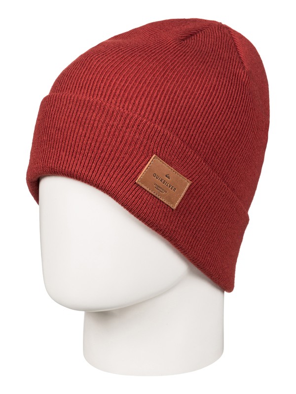 quiksilver, Brigade Cuff Beanie, KETCHUP RED (rqp0) 0 Brigade Cuff Beanie Red EQYHA03082 Quiksilver