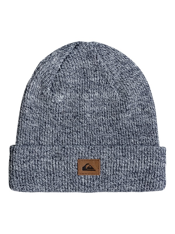quiksilver, Performed Cuff Beanie, DARK DENIM HEATHER (brqh) 0 Performed Cuff Beanie Blue EQYHA03089 Quiksilver