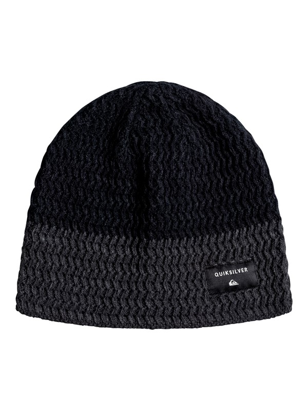 quiksilver, Cushy Color - Beanie, BLACK / TARMAC (xkkk) 0 Cushy Color - Beanie Schwarz EQYHA03094 Quiksilver
