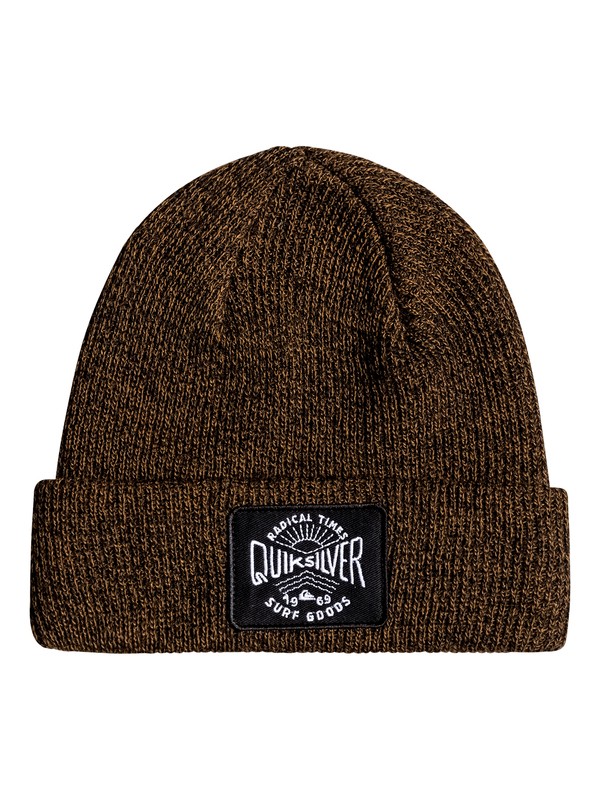 quiksilver, Performed Patch - Bonnet pour Homme, BONE BROWN (cmt0) 0 Performed Patch - Bonnet pour Homme EQYHA03095 Quiksilver
