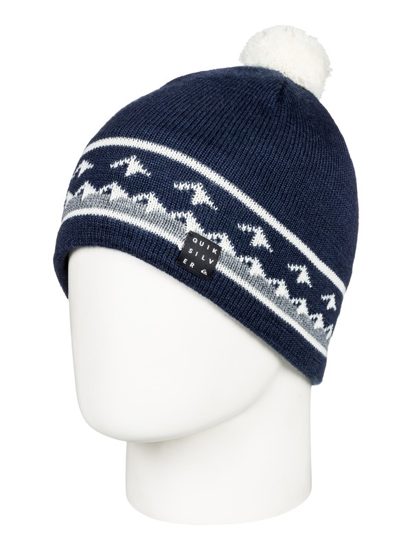 quiksilver, Barrow - Bonnet pour Homme, DRESS BLUES (btk0) 0 Barrow - Bonnet pour Homme Bleu EQYHA03153 Quiksilver