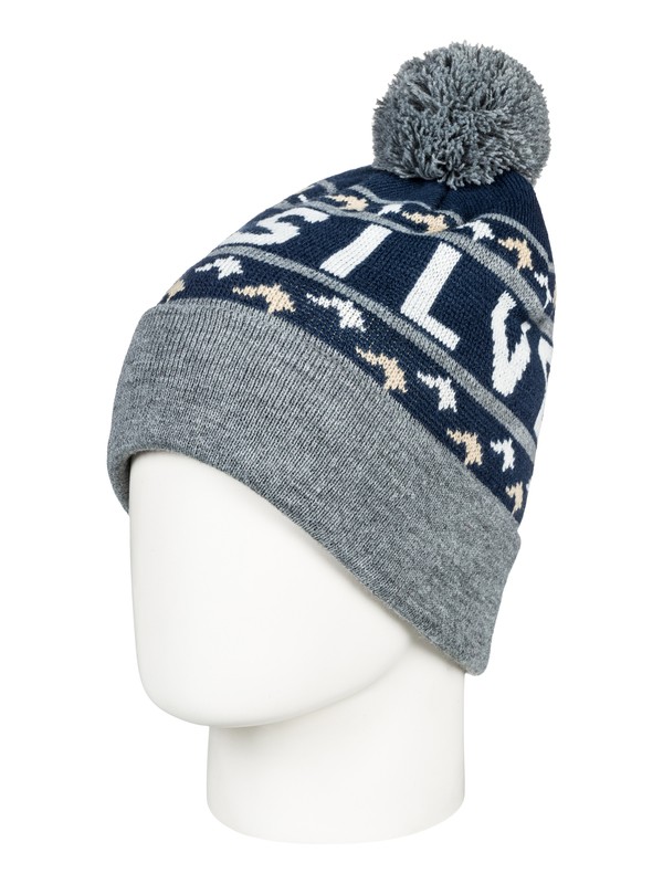 quiksilver, Summit Beanie, DRESS BLUES (btk0) 0 Summit Beanie Blue EQYHA03154 Quiksilver
