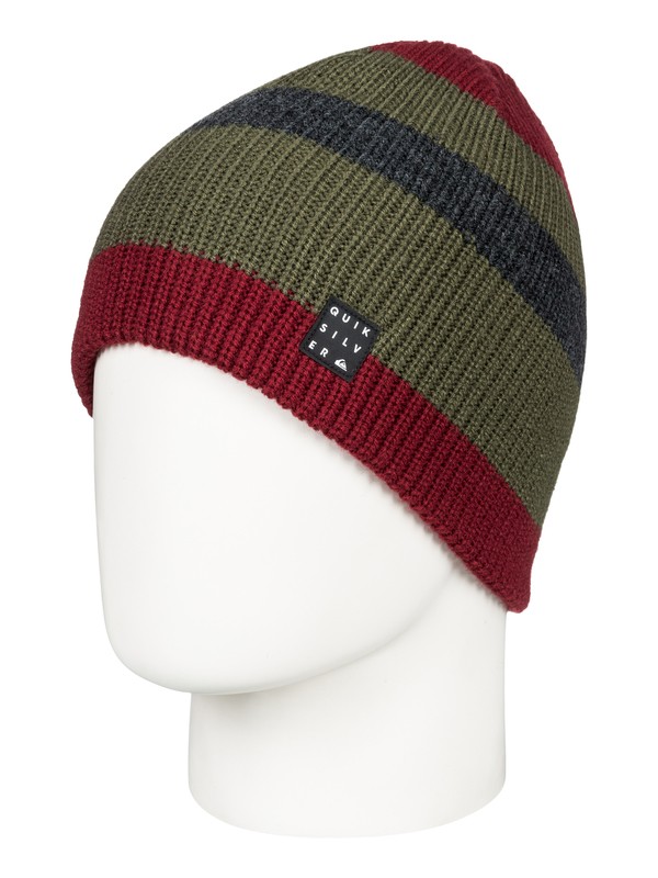 quiksilver, Silas Beanie, GRAPE LEAF (cre0) 0 Silas Beanie Brown EQYHA03155 Quiksilver
