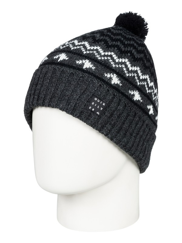 quiksilver, Nash - Bonnet pour Homme, BLACK (kvj0) 0 Nash - Bonnet pour Homme Noir EQYHA03156 Quiksilver