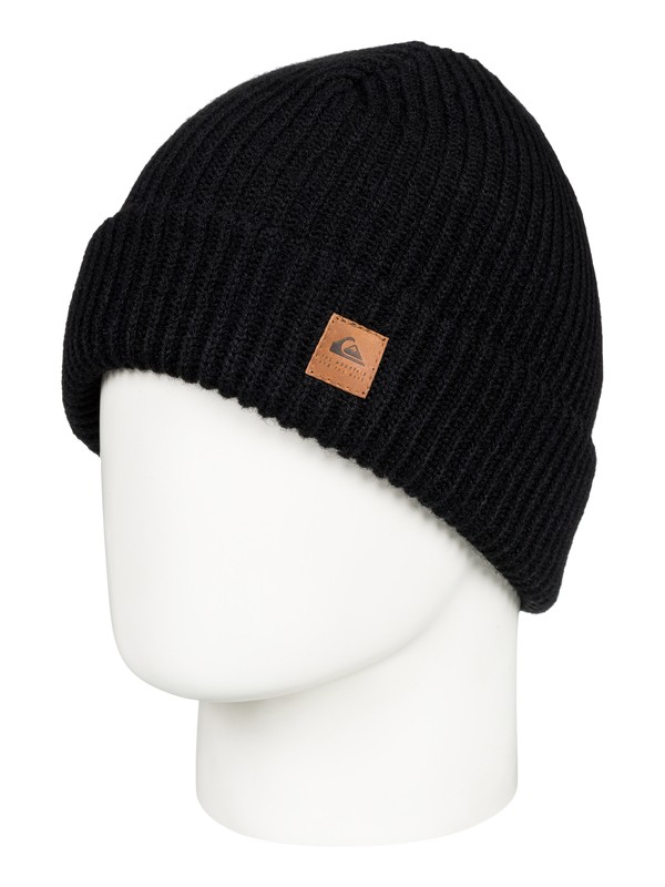 quiksilver, Routine - Bonnet pour Homme, BLACK (kvj0) 0 Routine - Bonnet pour Homme Noir EQYHA03158 Quiksilver