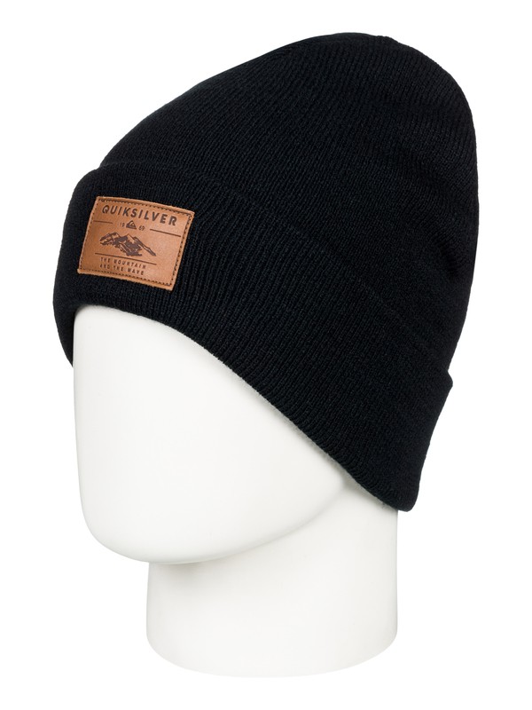 quiksilver, Brigade - Bonnet pour Homme, BLACK (kvj0) 0 Brigade - Bonnet pour Homme Noir EQYHA03160 Quiksilver