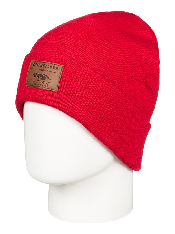 quiksilver, Brigade - Bonnet pour Homme, FLAME (rpz0) 0 Brigade - Bonnet pour Homme Rouge EQYHA03160 Quiksilver