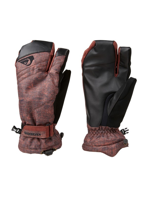 quiksilver, Tricks Gloves, DEEP WOOD (cnh1) 0 Tricks Gloves EQYHN00015 Quiksilver