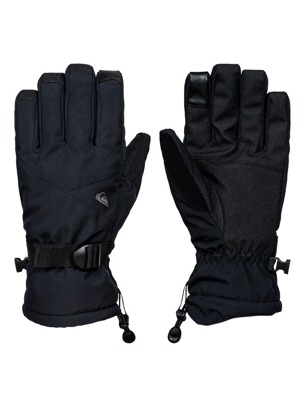 quiksilver, Mission - Snowboard/Ski Gloves, BLACK (kvj0) 0 Mission - Snowboard/Ski Gloves Black EQYHN03079 Quiksilver