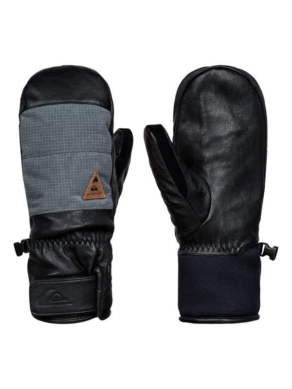 quiksilver, Squad - Snowboard/Ski Mittens, BLACK (kvj0) 0 Squad - Snowboard/Ski Mittens EQYHN03085 Quiksilver