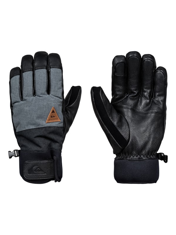 quiksilver, Squad Snowboard/Ski Gloves, BLACK (kvj0) 0 Squad Snowboard/Ski Gloves EQYHN03087 Quiksilver