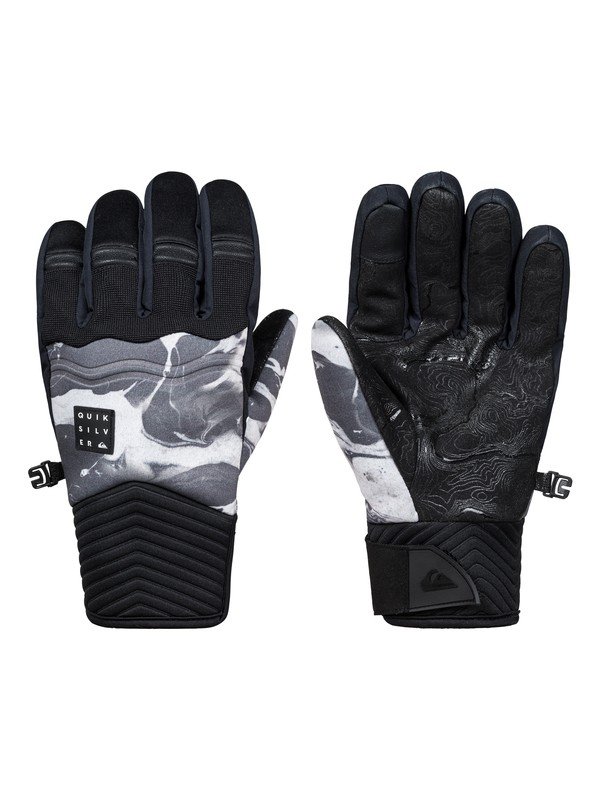 quiksilver, Method - Ski-/Snowboardhandschuhe für Männer, WHITE_HIGHLINE (wbk3) 0 Method - Ski-/Snowboardhandschuhe für Männer Weiss EQYHN03108 Quiksilver