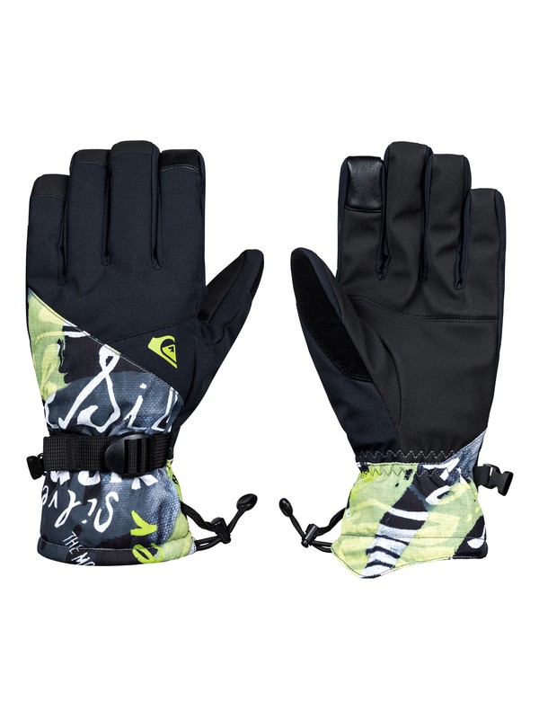 quiksilver, Mission - Ski-/Snowboardhandschuhe für Männer, BLACK_CONSTRUCT (kvj5) 0 Mission - Ski-/Snowboardhandschuhe für Männer Schwarz EQYHN03111 Quiksilver