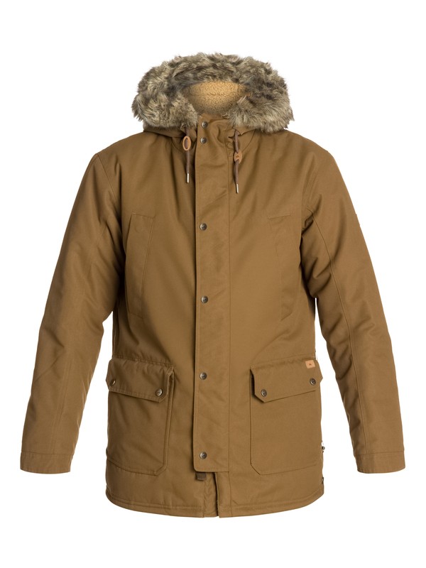 quiksilver, Ferris Parka Jacket, OTTER (cqv0) 0 Ferris Parka Jacket EQYJK03046 Quiksilver