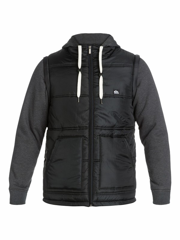 quiksilver, Beilby Jacket, DARK GREY HEATHER (ktfh) 0 Beilby Jacket EQYJK03047 Quiksilver