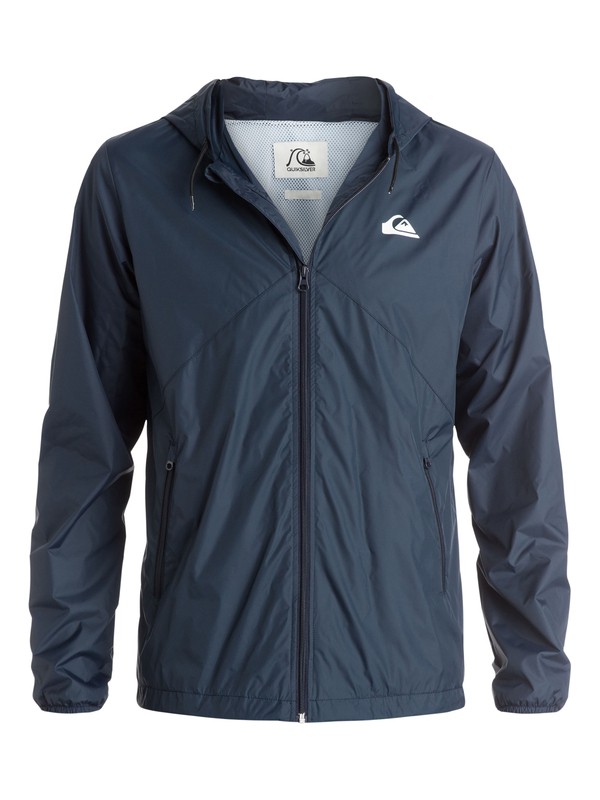 quiksilver, Everyday Windbreaker Jacket, NAVY BLAZER (byj0) 0 Everyday Windbreaker Jacket EQYJK03055 Quiksilver