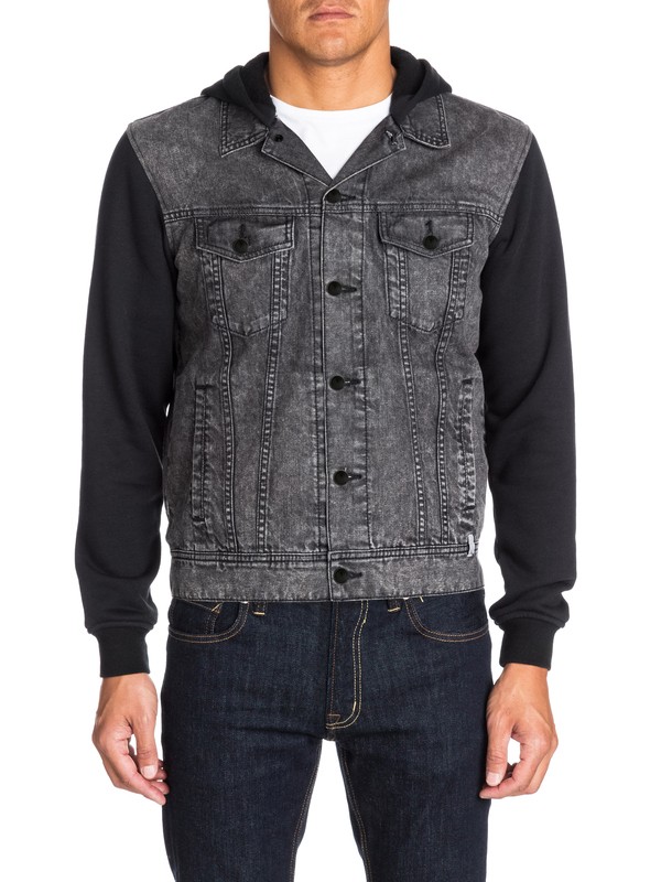 Deadwater Black Enzyme - Denim Jacket EQYJK03080 0 Deadwater Black Enzyme - Veste en jeans EQYJK03080 Quiksilver