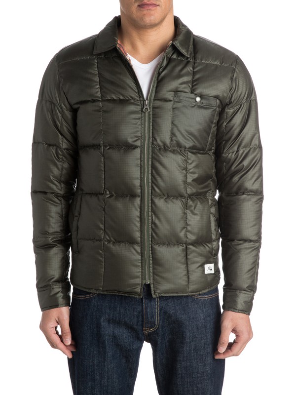 quiksilver, Bomber Overshirt Jacket, FOREST NIGHT (csn0) 0 Bomber Overshirt Jacket EQYJK03112 Quiksilver