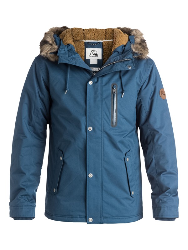 quiksilver, Arris 10K Cold Weather Jacket, DARK DENIM (brq0) 0 Arris 10K Cold Weather Jacket EQYJK03123 Quiksilver