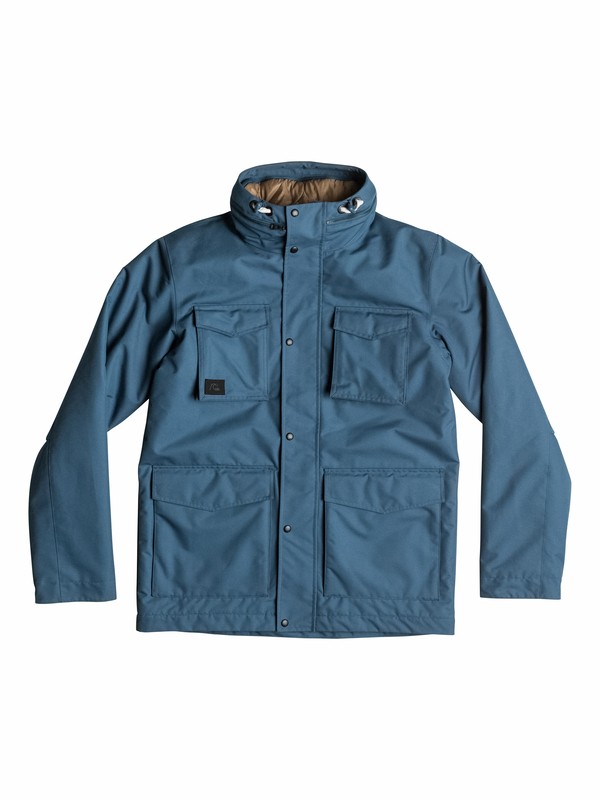 quiksilver, Elion 10K Cold Weather Jacket, DARK DENIM (brq0) 0 Elion 10K Cold Weather Jacket EQYJK03124 Quiksilver