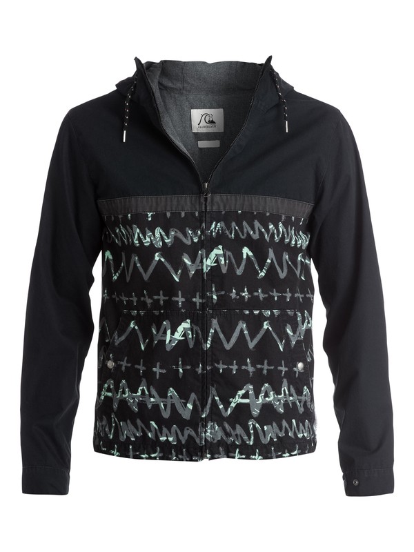 quiksilver, Carpark Allover Jacket, BLACK (kvj0) 0 Carpark Allover Jacket EQYJK03136 Quiksilver