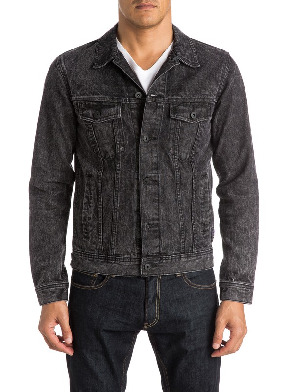 quiksilver, Denim Acid Black - Veste en denim, BLACK (kvj0) 0 Denim Acid Black - Veste en denim EQYJK03183 Quiksilver